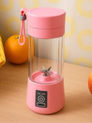 Multi-Purpose Portable USB Electric Juicer 6-Blades, Protein Shaker, (380 ML)