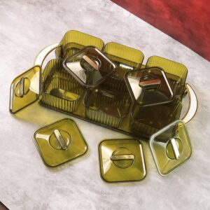 WhatsApp Image 2025-09-22 at 6.41.44 PM Liger Multipurpose Transparent Spice Jar Set with Tray and Lids 400ML Approx (6 Pc)