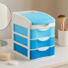 Small Size Cosmetic & Make-up Organizers Drawer (24 cm,22 cm,15 cm) Plastic Free Standing Chest of Drawers