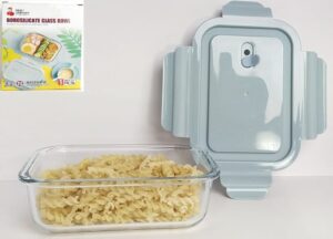 LOCK AND LOCK GLASS LUNCH, AIRTIGHT LID,640ML, LEAK-PROOF 1 Containers Lunch Box