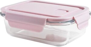 LOCK AND LOCK GLASS LUNCH, AIRTIGHT LID,640ML, LEAK-PROOF 1 Containers Lunch Box
