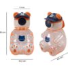 Unique Teddy Bear Kids Water Bottle with Straw & Strap for Girls & Boys 750 ml Water Bottle