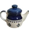 Hand Painted kitchenware Ceramic Tea Kettle Set | Morning Tea Set | Tea Cup Set | 4 Cups ONE Kettle and ONE Tray
